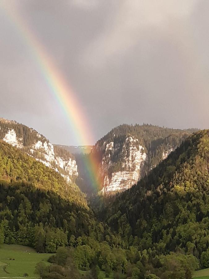 Apartmán Tiny De L'Aigle Villeret Exteriér fotografie